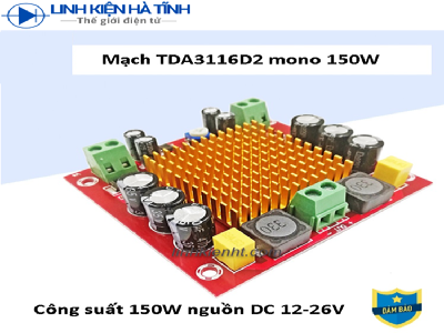 Mạch khuếch đại XH-M544 Mono 150W TPA3116D2 TPA3116 TDA3116 Mạch khuếch đại XH-M544 Mono 150W TPA3116D2 TPA3116 TDA3116
